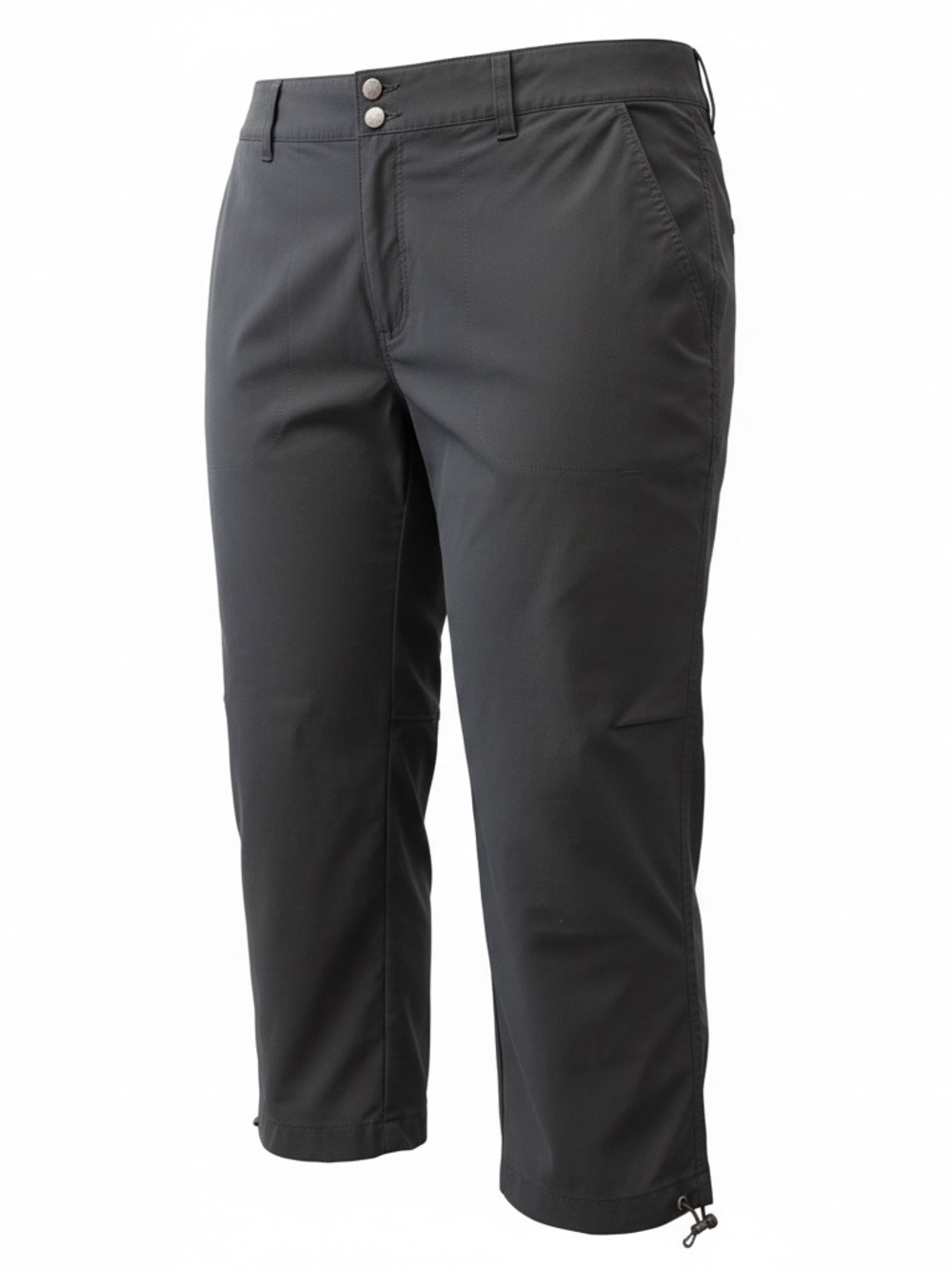 Columbia Women's Charcoal Black Stretch Capris